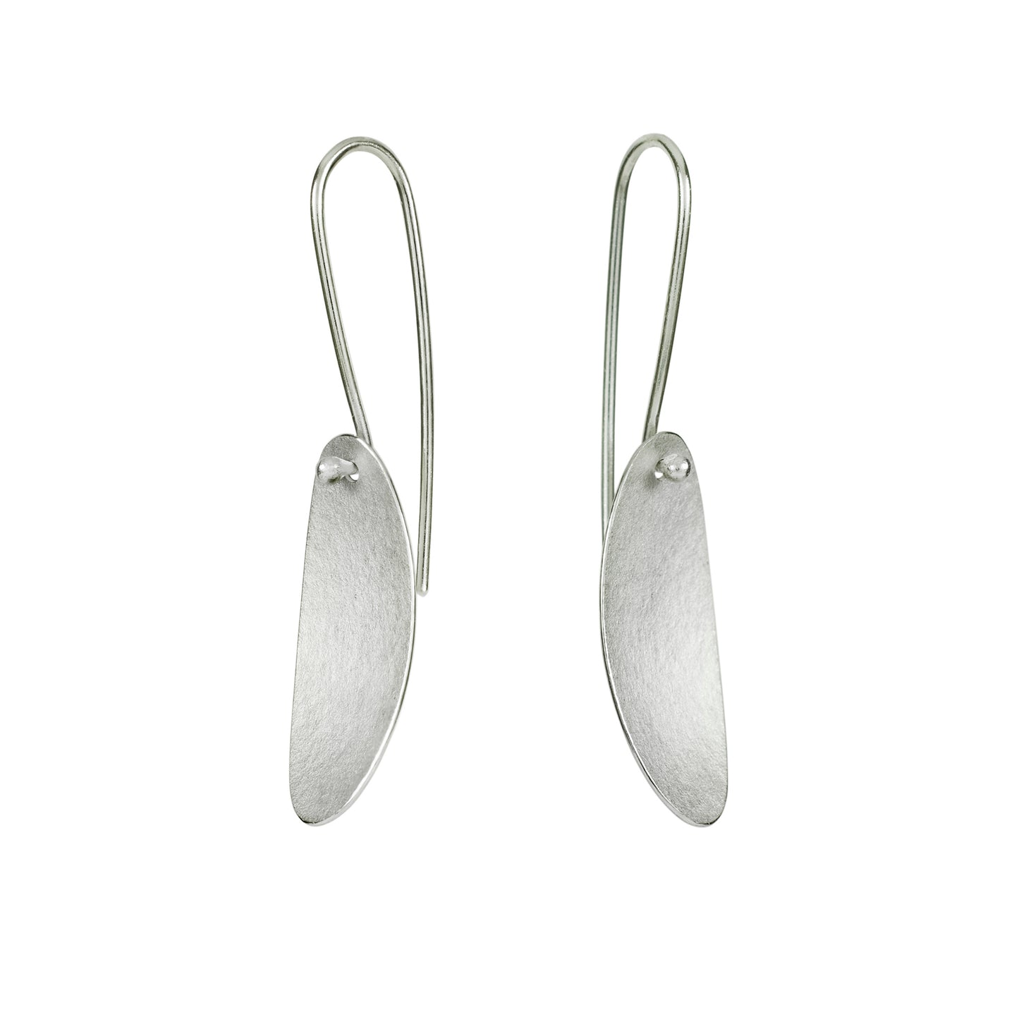 Silver Olive leaf Earrings